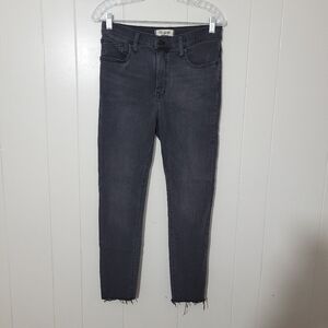 Madewell  10" High Rise Skinny Jeans Gray Women's Size 28
